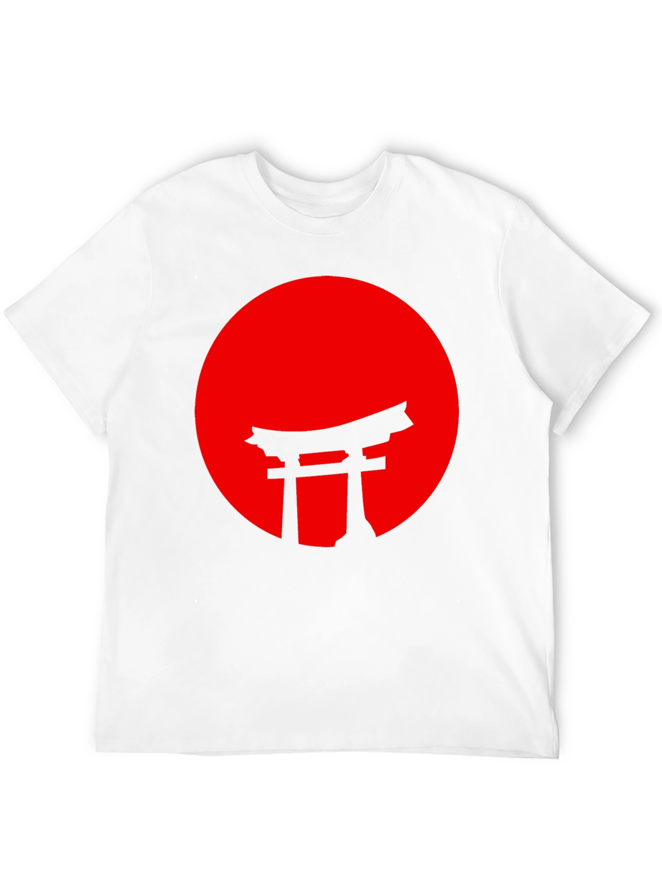 Japanese Torii Gate Red Sun Graphic Tee