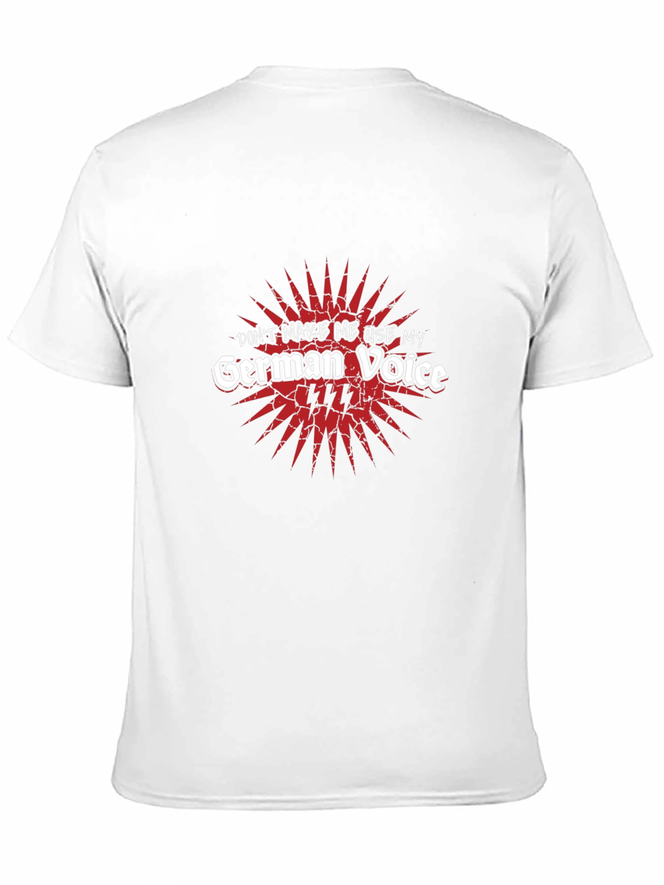 German Voice Mens Black Graphic Tee