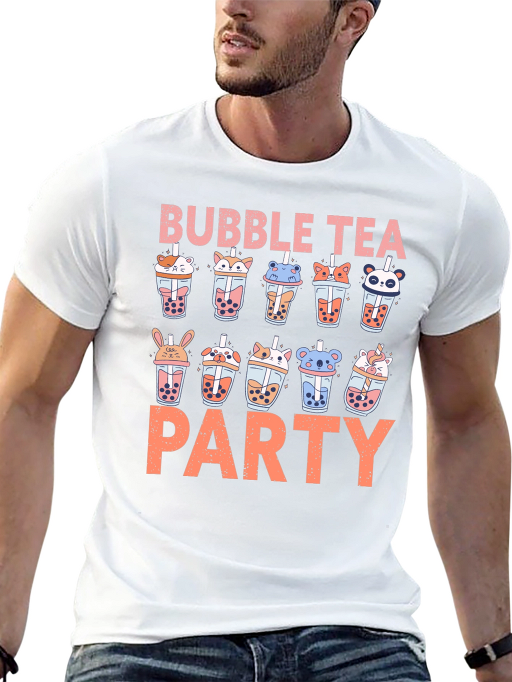 Bubble Tea Party Graphic Tee