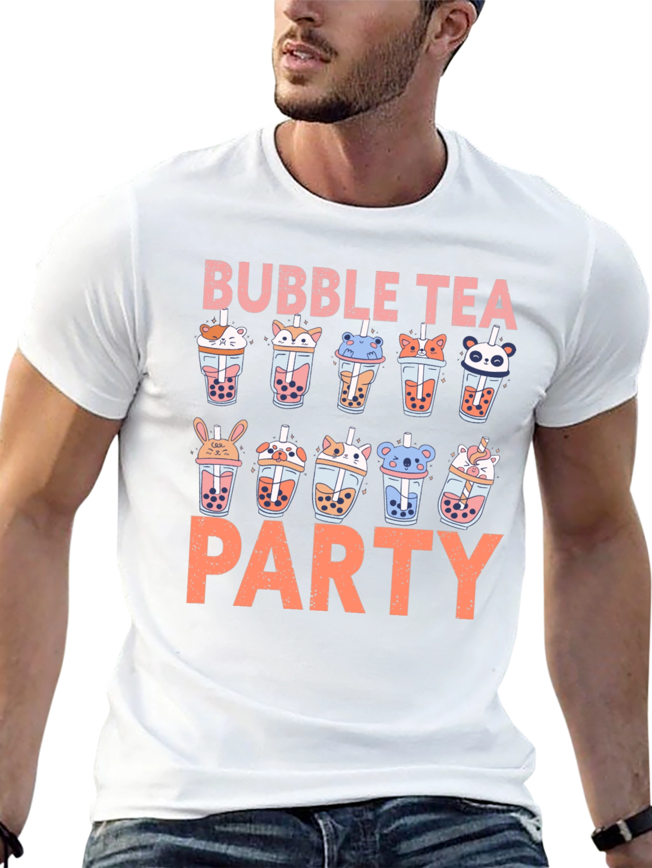Bubble Tea Party Graphic Tee