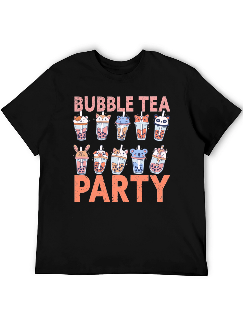 Bubble Tea Party Graphic Tee