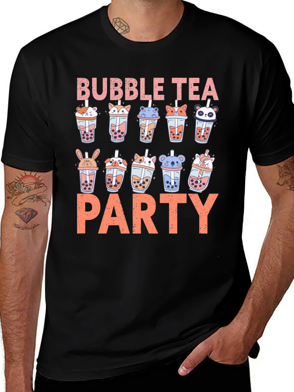 Bubble Tea Party Graphic Tee