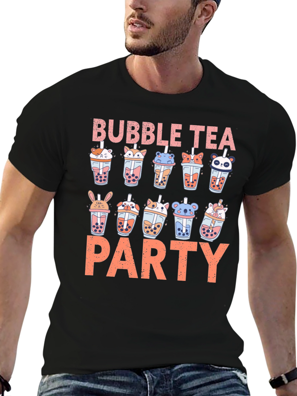 Bubble Tea Party Graphic Tee
