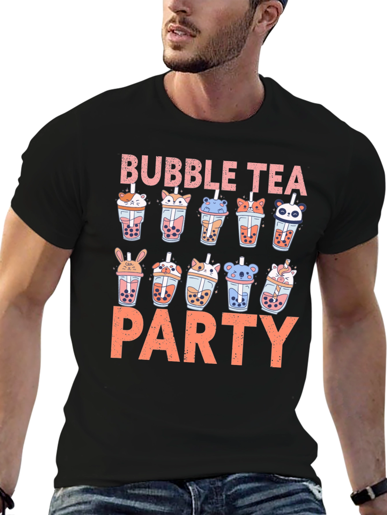 Bubble Tea Party Graphic Tee