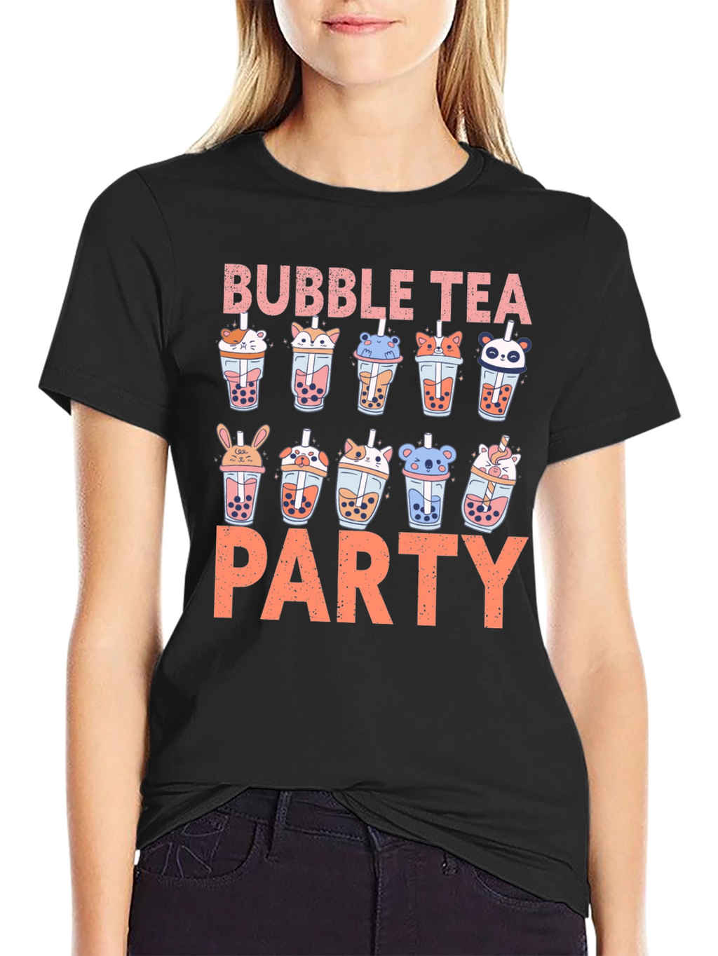 Bubble Tea Party Graphic Tee