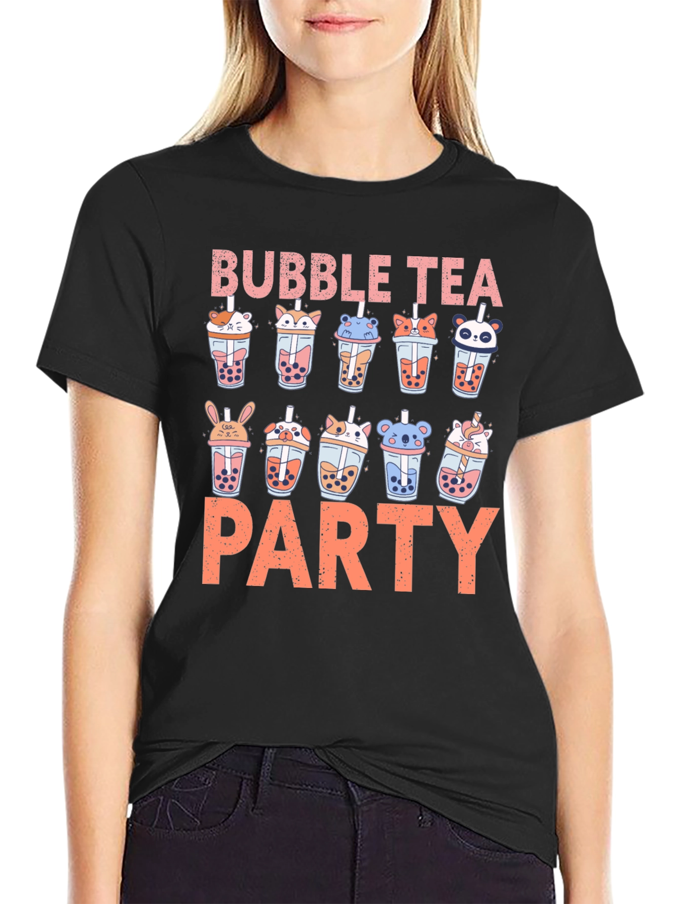 Bubble Tea Party Graphic Tee