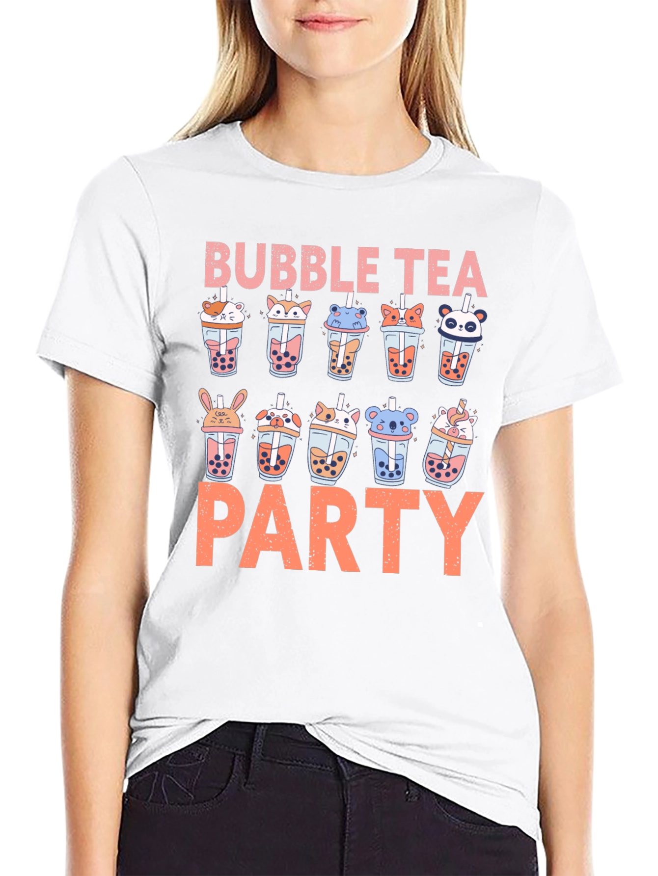 Bubble Tea Party Graphic Tee