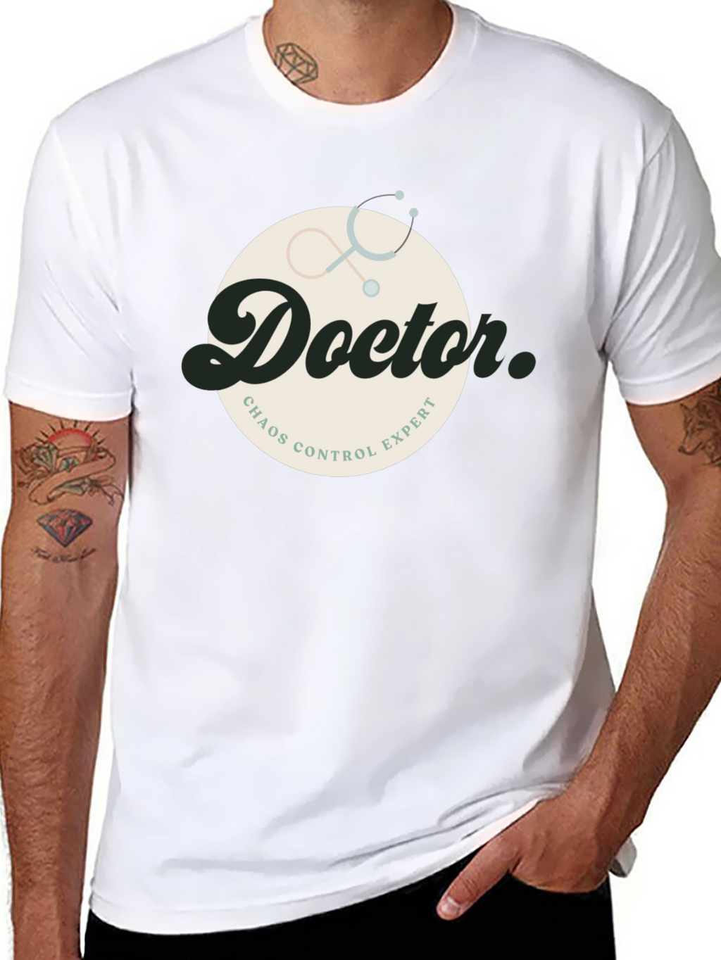 Doctor Chaos Control Expert Graphic T-Shirt