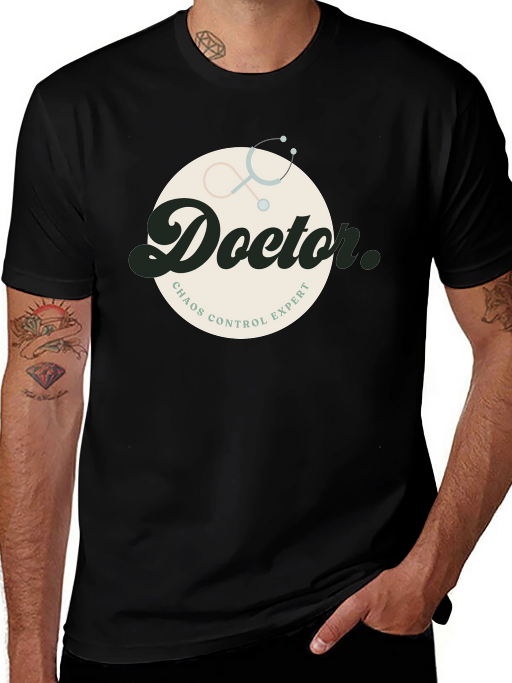 Doctor Chaos Control Expert Graphic T-Shirt
