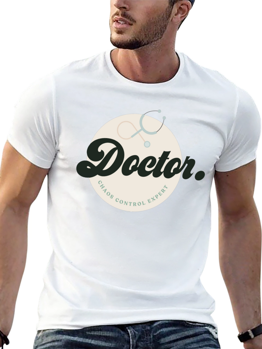 Doctor Chaos Control Expert Graphic T-Shirt
