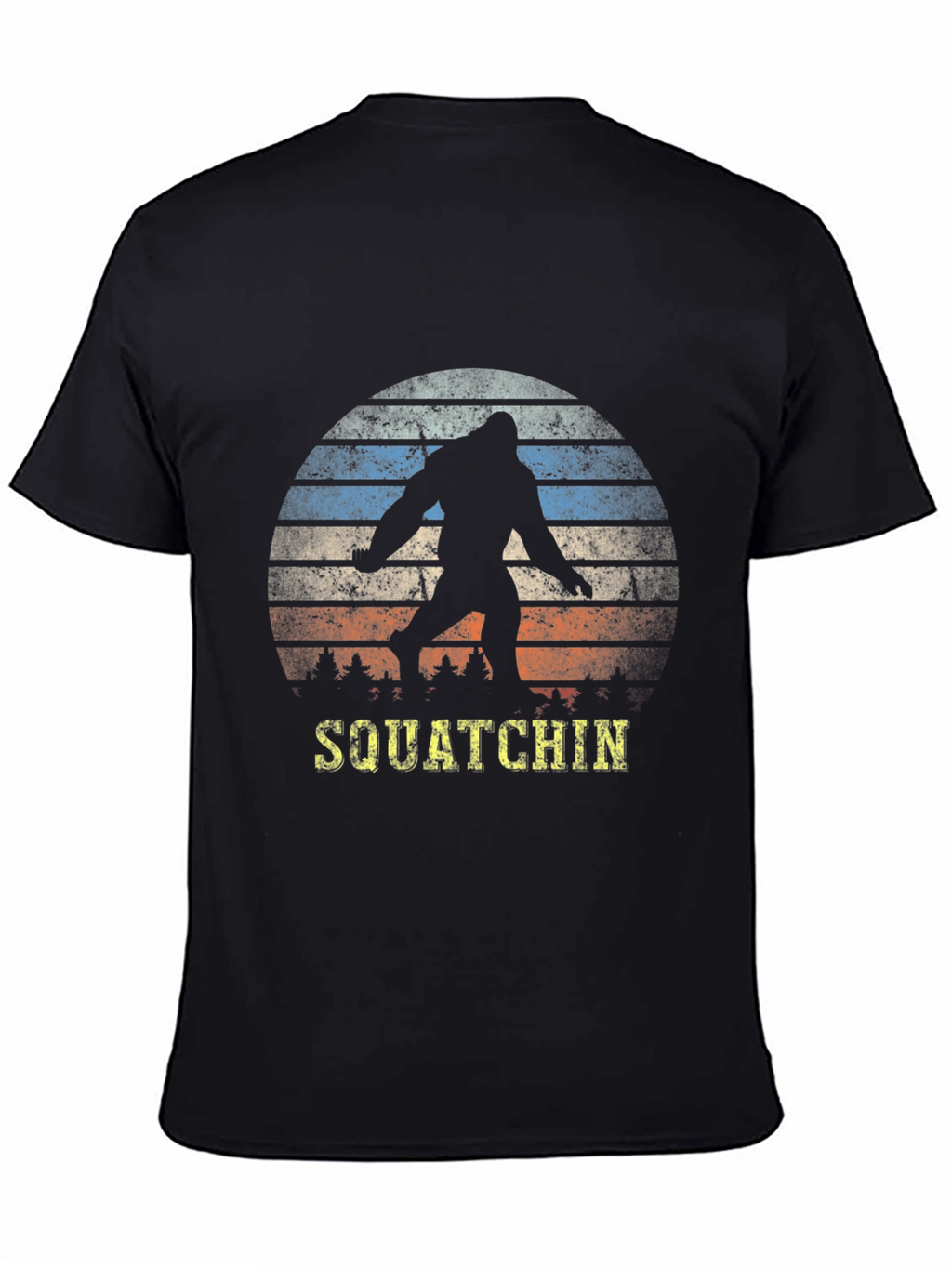 Squatchin Retro Sunset T-Shirt