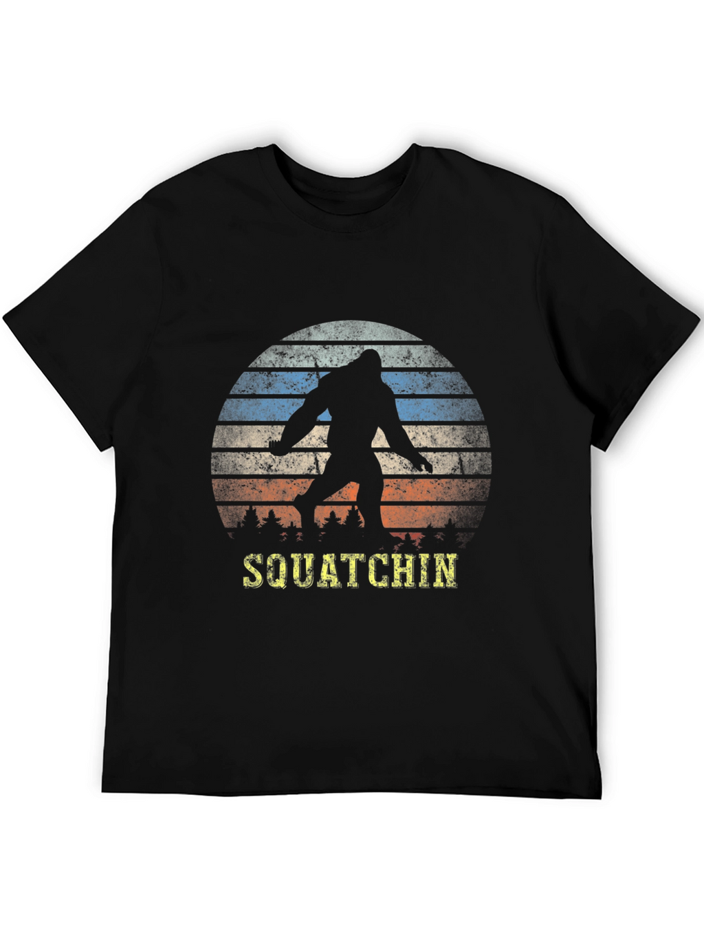 Squatchin Retro Sunset T-Shirt