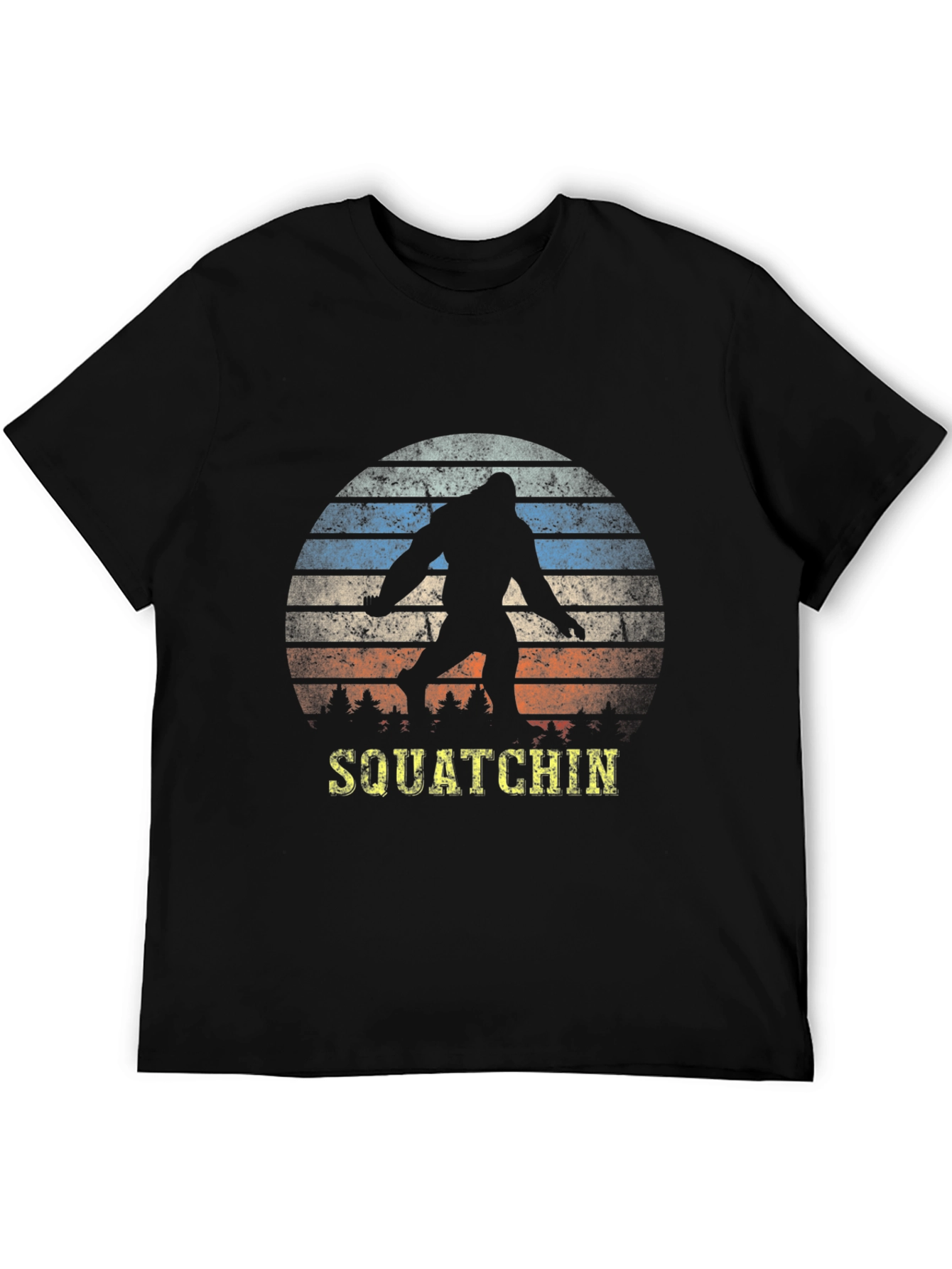 Squatchin Retro Sunset T-Shirt