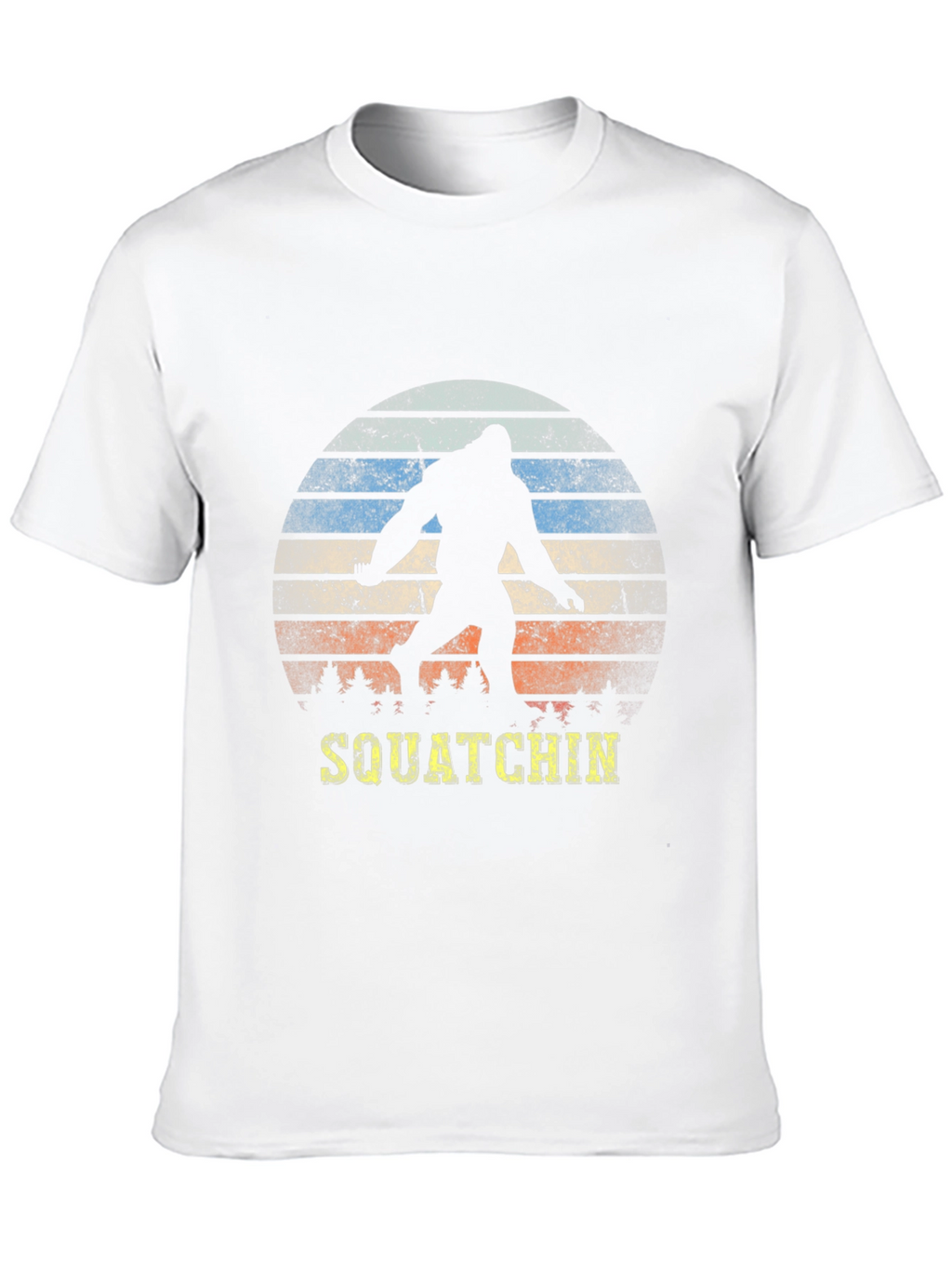 Squatchin Retro Sunset T-Shirt