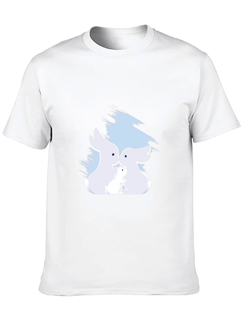 Bunny Family T-Shirt - Soft Cotton Tee