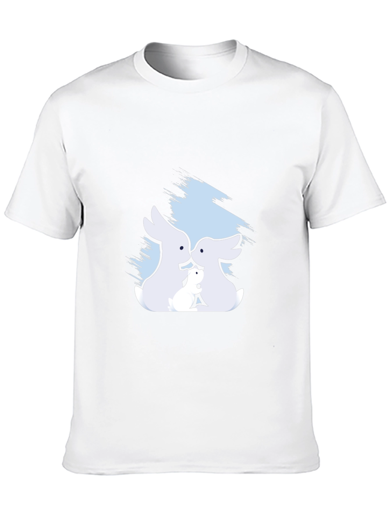 Bunny Family T-Shirt - Soft Cotton Tee