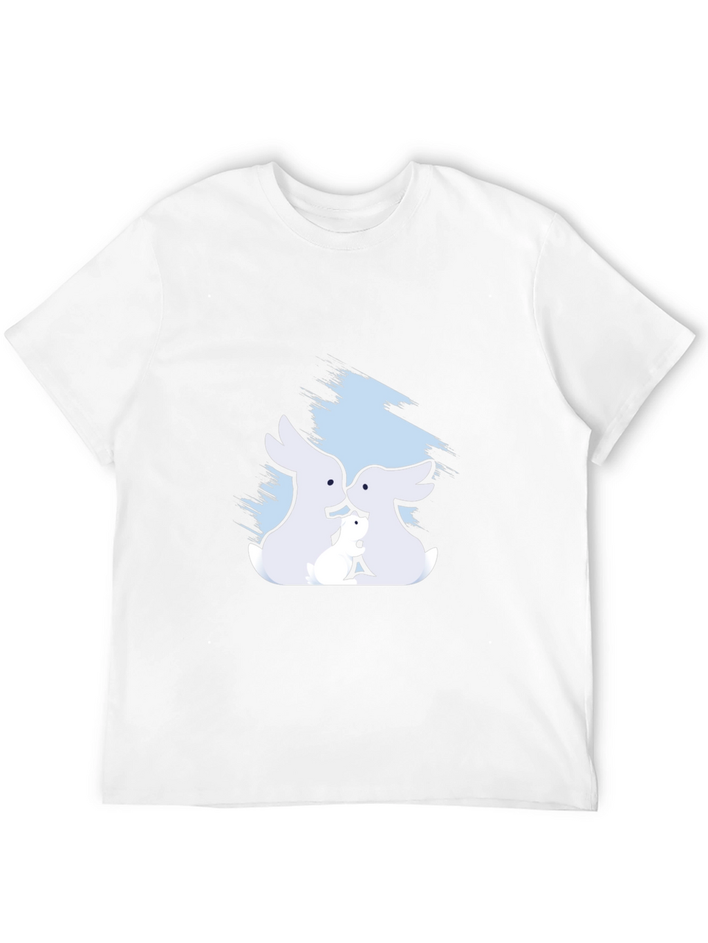 Bunny Family T-Shirt - Soft Cotton Tee
