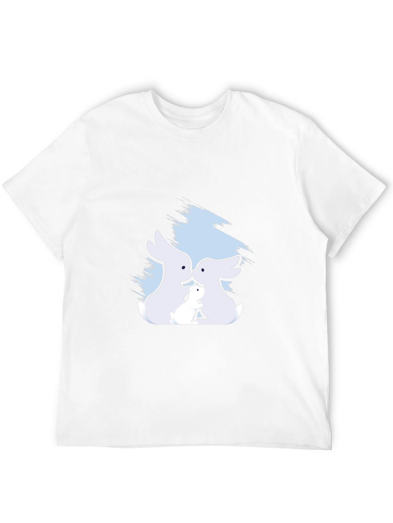 Bunny Family T-Shirt - Soft Cotton Tee