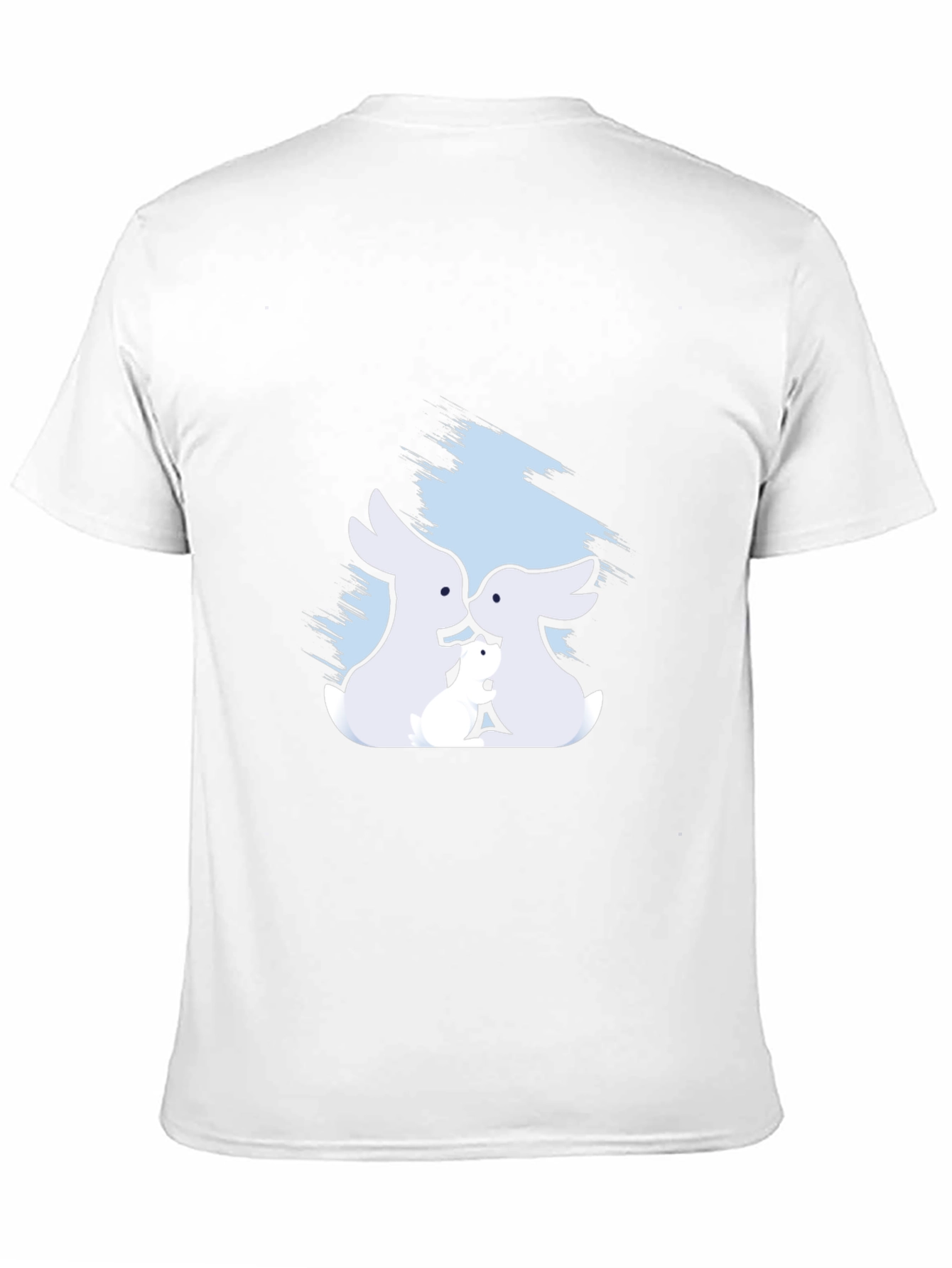 Bunny Family T-Shirt - Soft Cotton Tee