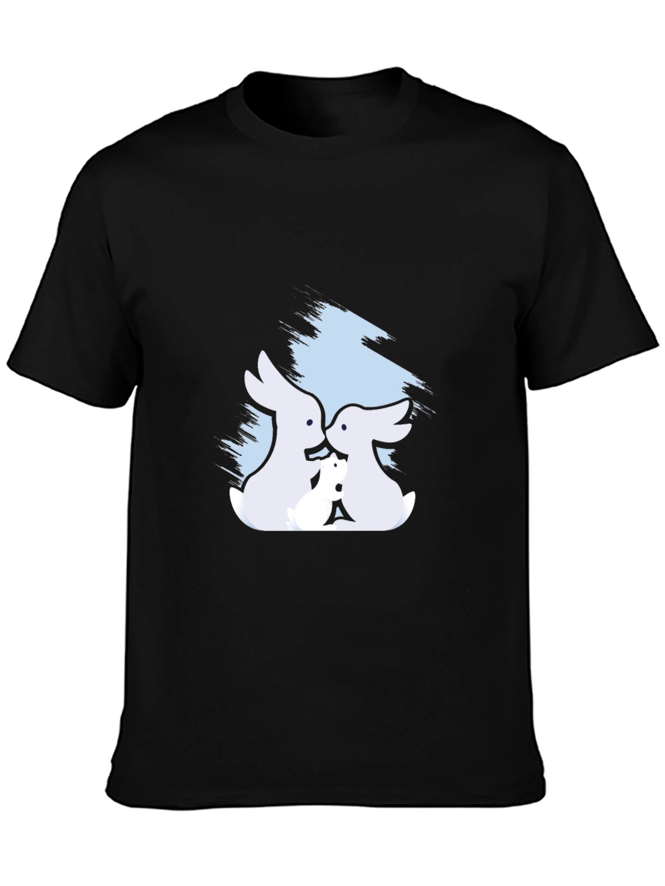 Bunny Family T-Shirt - Soft Cotton Tee