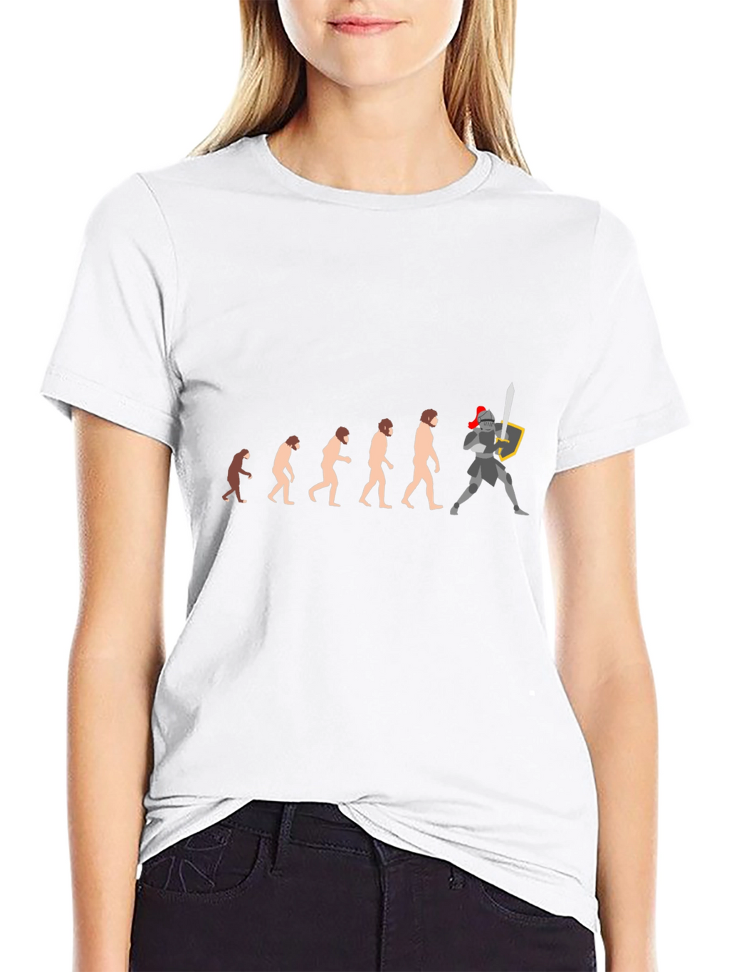 Evolution to Knight Black T-Shirt