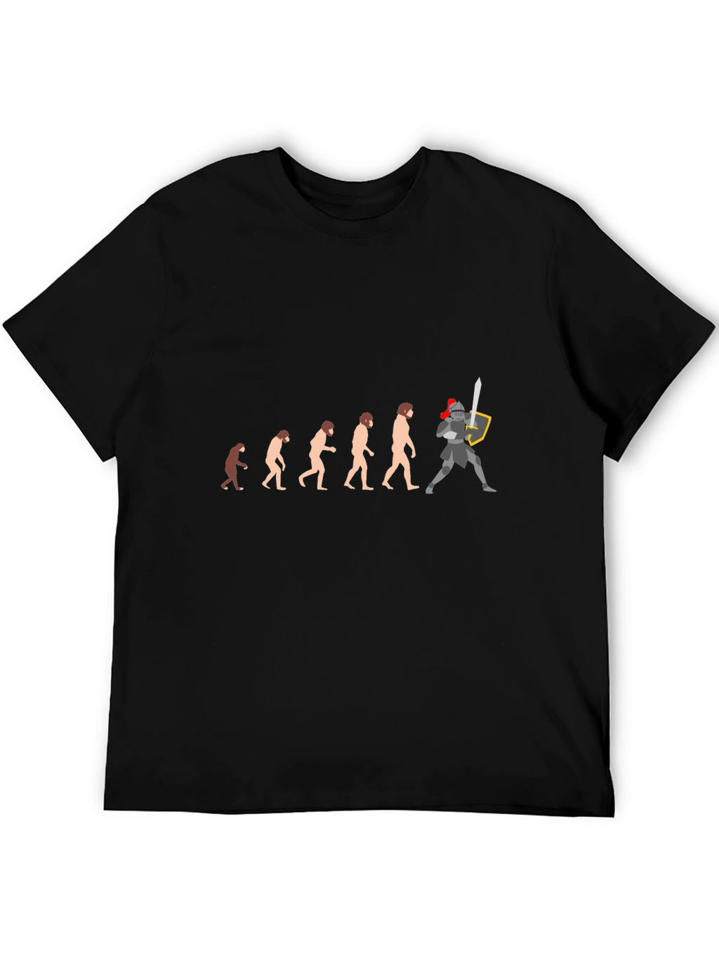 Evolution to Knight Black T-Shirt