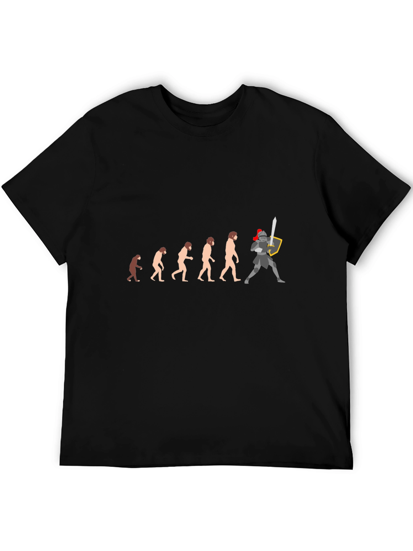 Evolution to Knight Black T-Shirt
