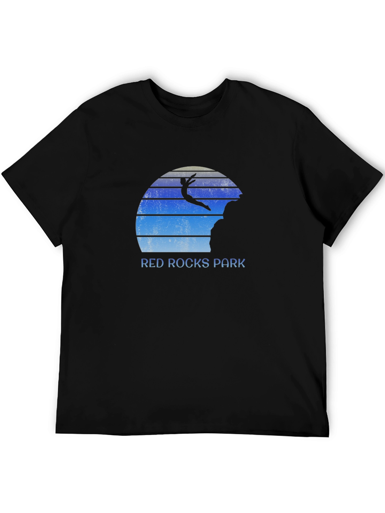 Red Rocks Park T-Shirt Black Graphic Tee