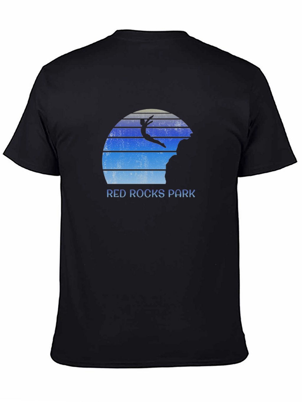 Red Rocks Park T-Shirt Black Graphic Tee