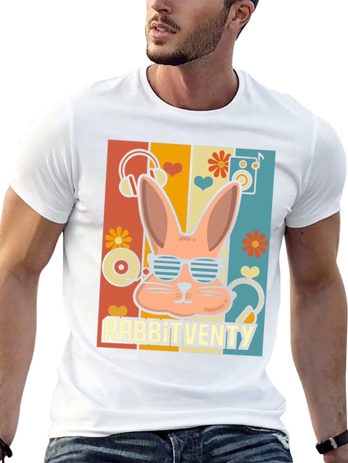 Rabbitventy Retro T-Shirt