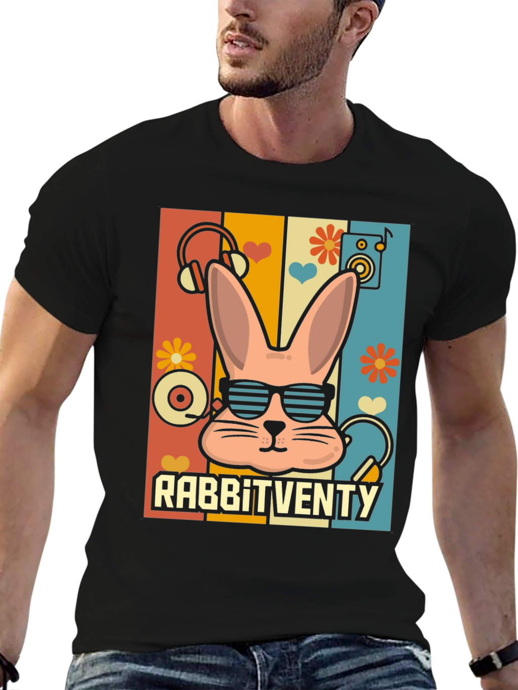Rabbitventy Retro T-Shirt