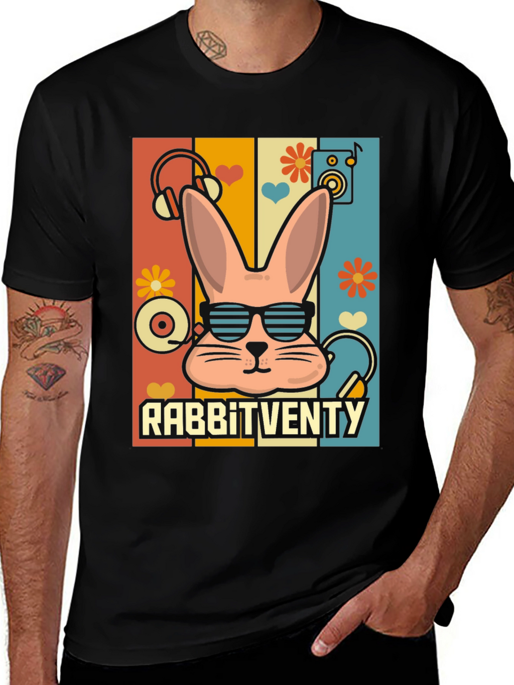 Rabbitventy Retro T-Shirt