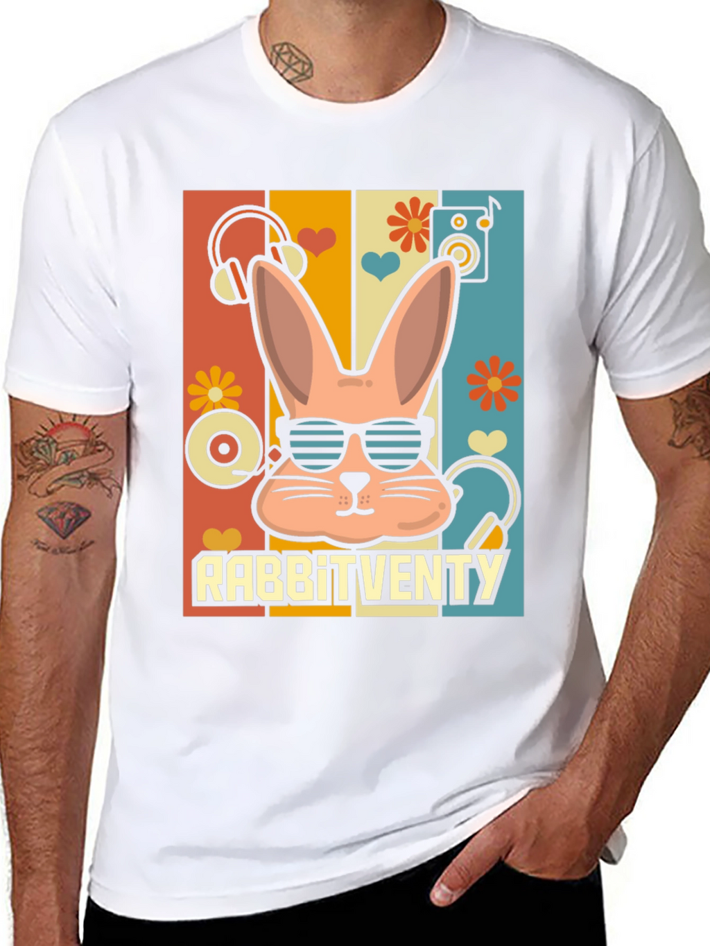 Rabbitventy Retro T-Shirt