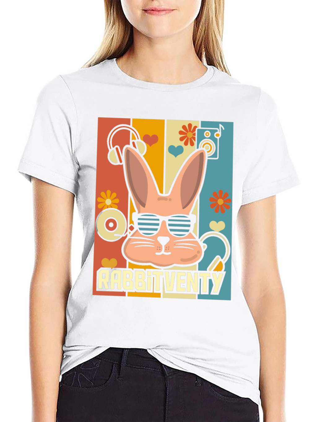 Rabbitventy Retro T-Shirt
