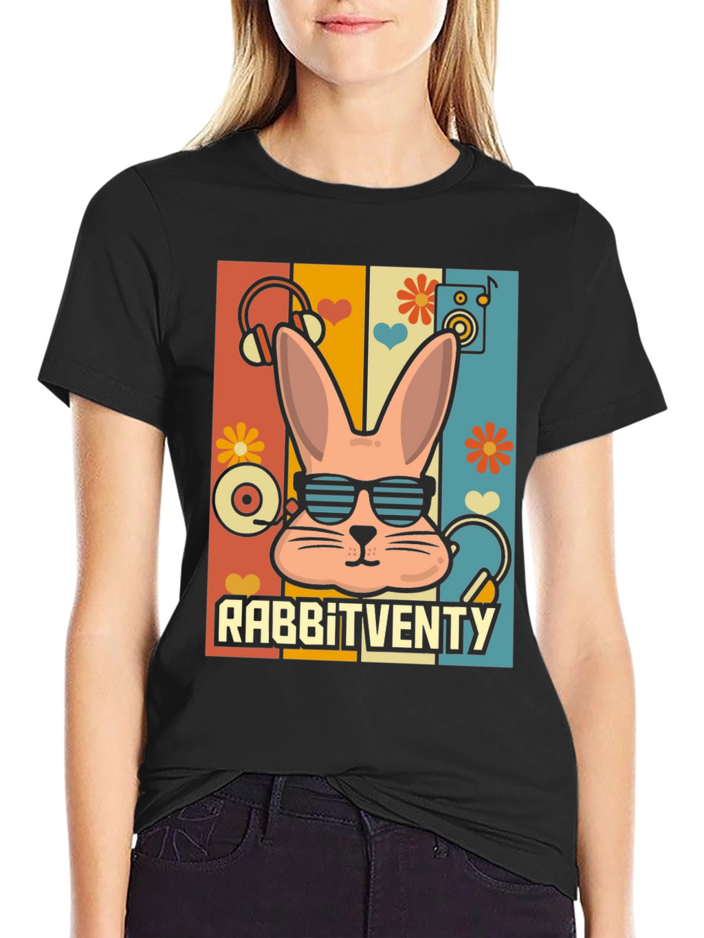 Rabbitventy Retro T-Shirt