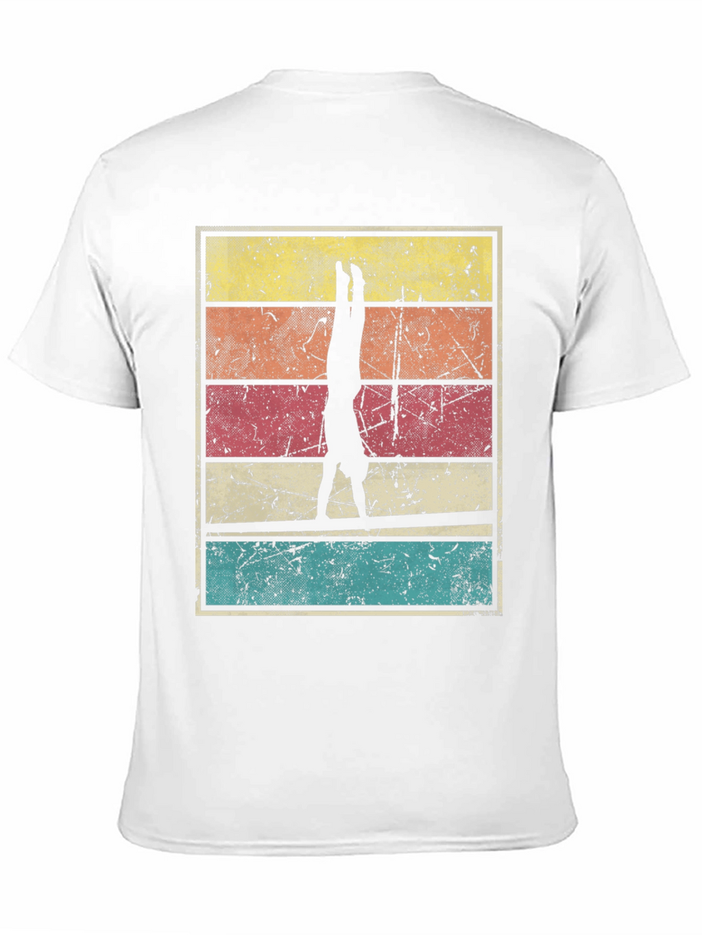 Retro Gymnast Handstand T-Shirt