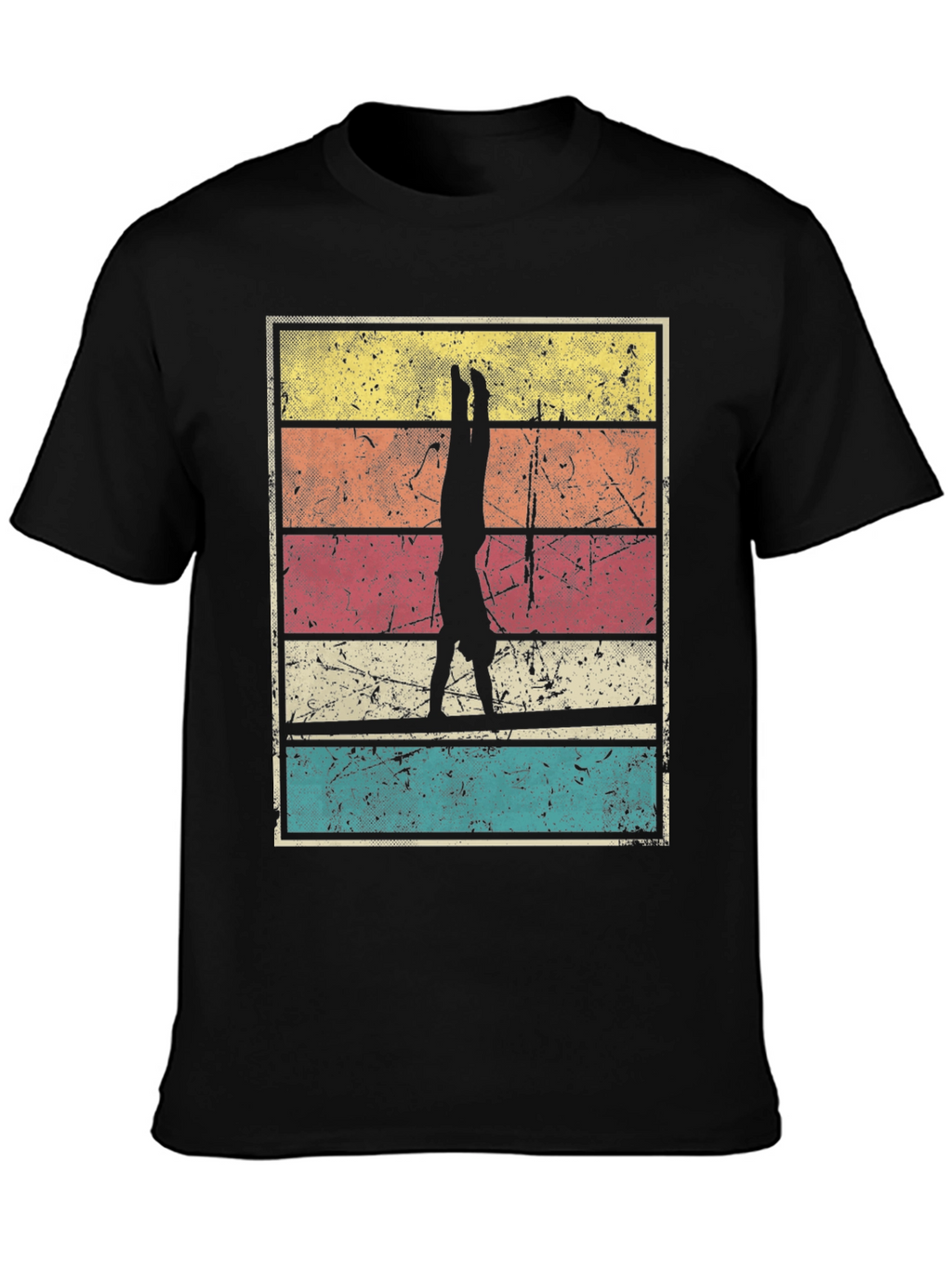 Retro Gymnast Handstand T-Shirt