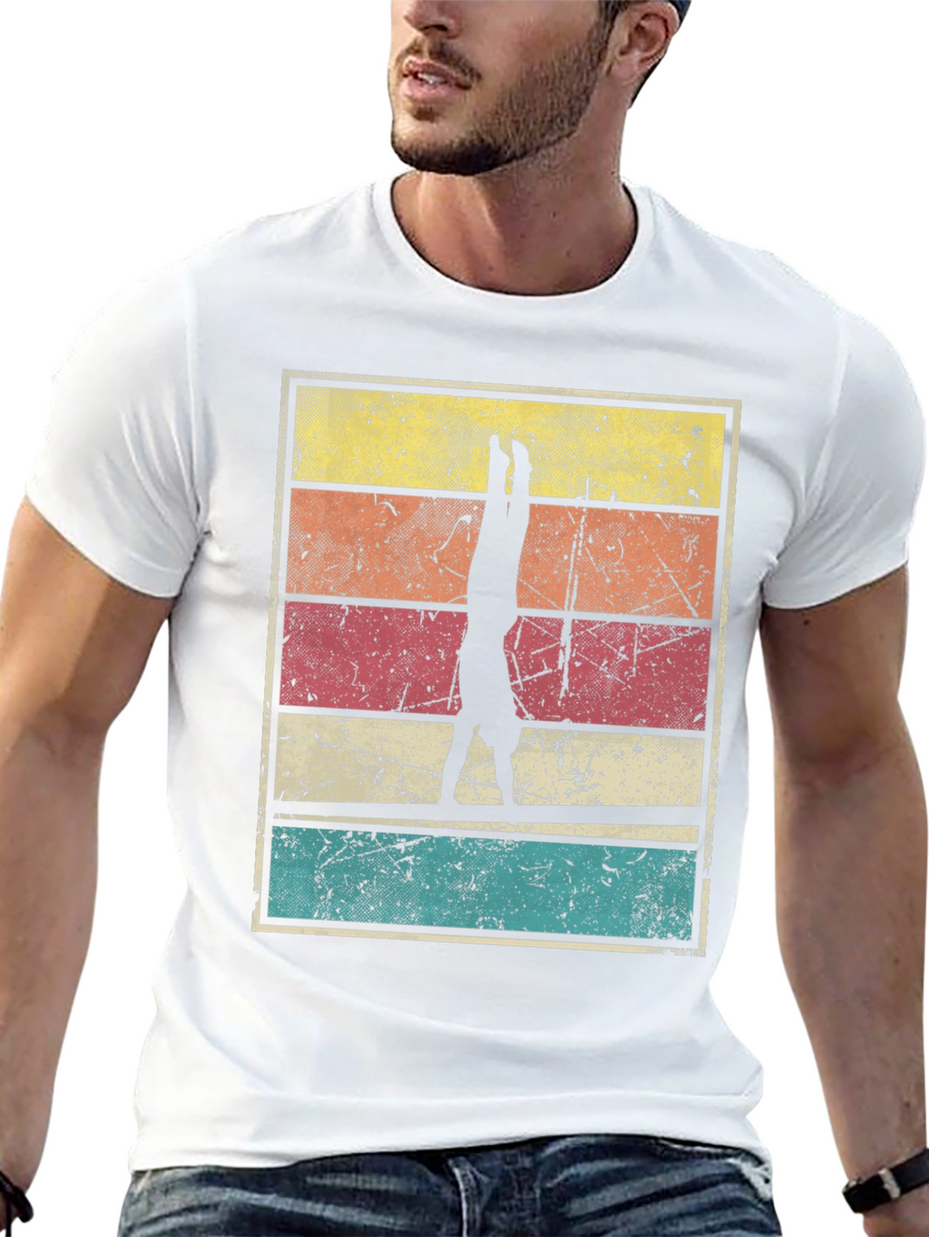 Retro Gymnast Handstand T-Shirt