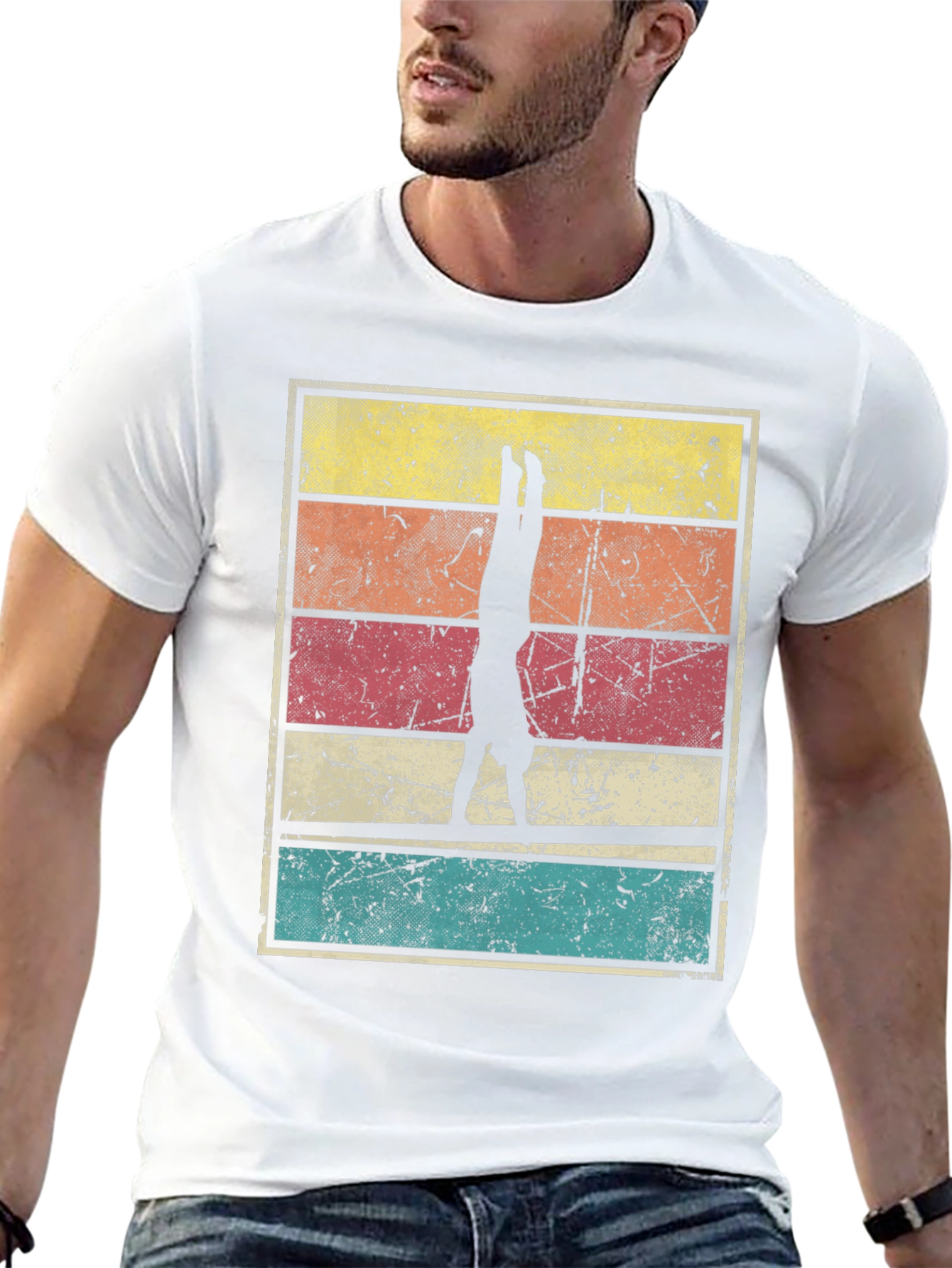 Retro Gymnast Handstand T-Shirt