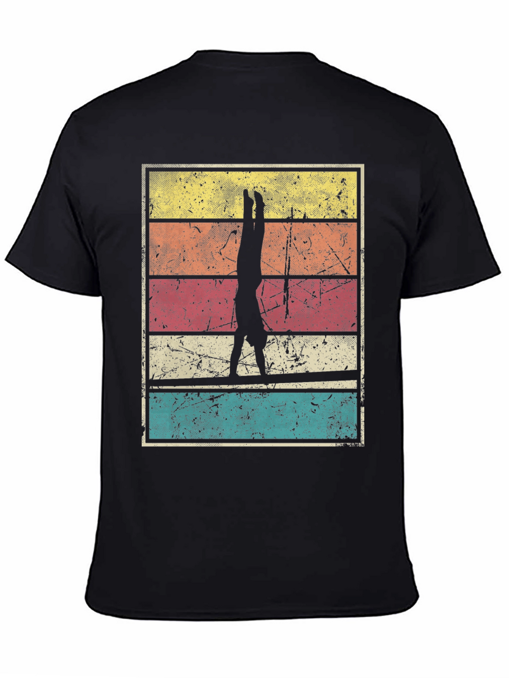 Retro Gymnast Handstand T-Shirt