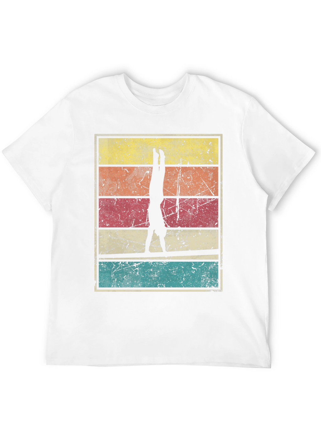Retro Gymnast Handstand T-Shirt