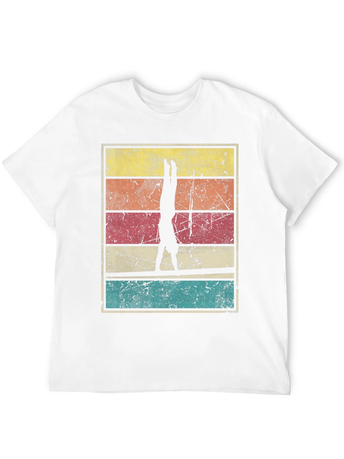 Retro Gymnast Handstand T-Shirt