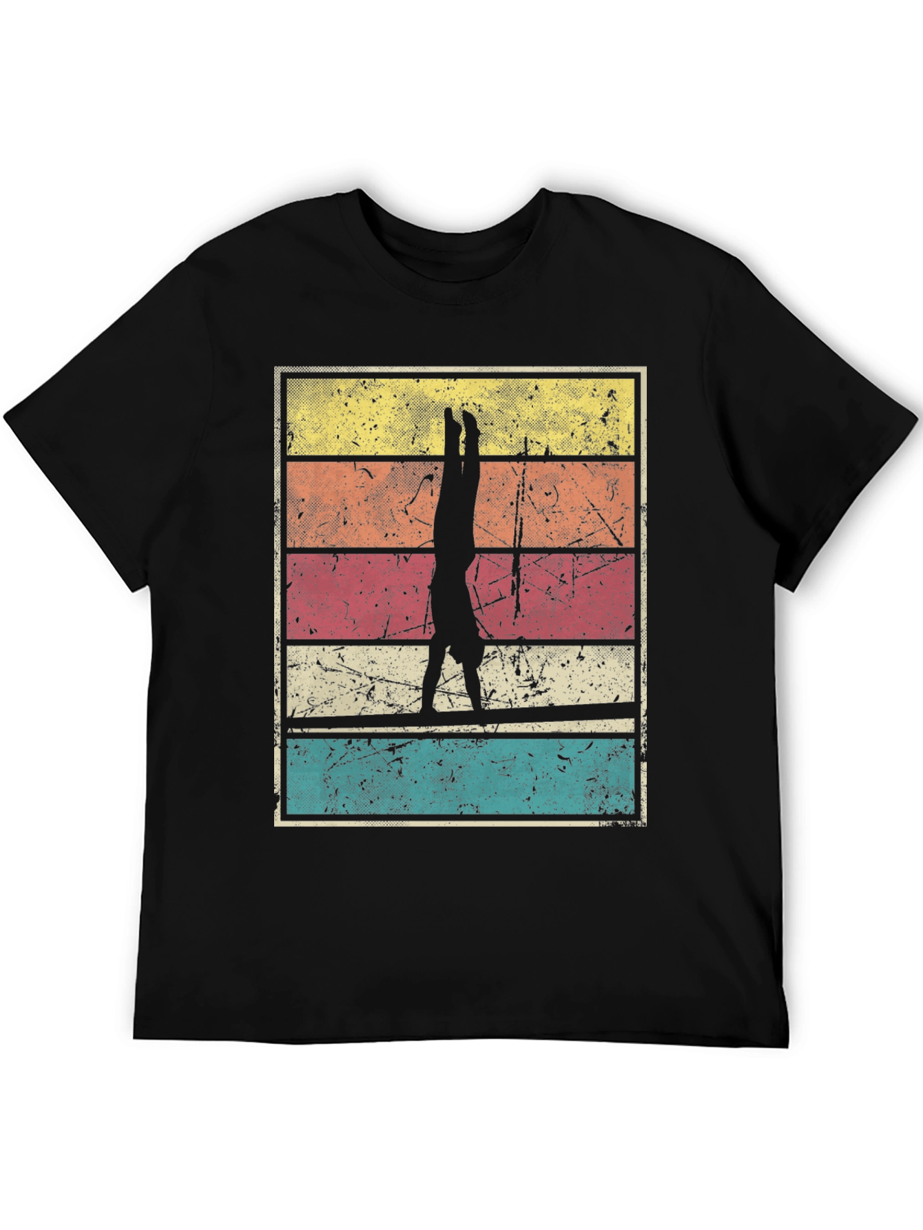 Retro Gymnast Handstand T-Shirt