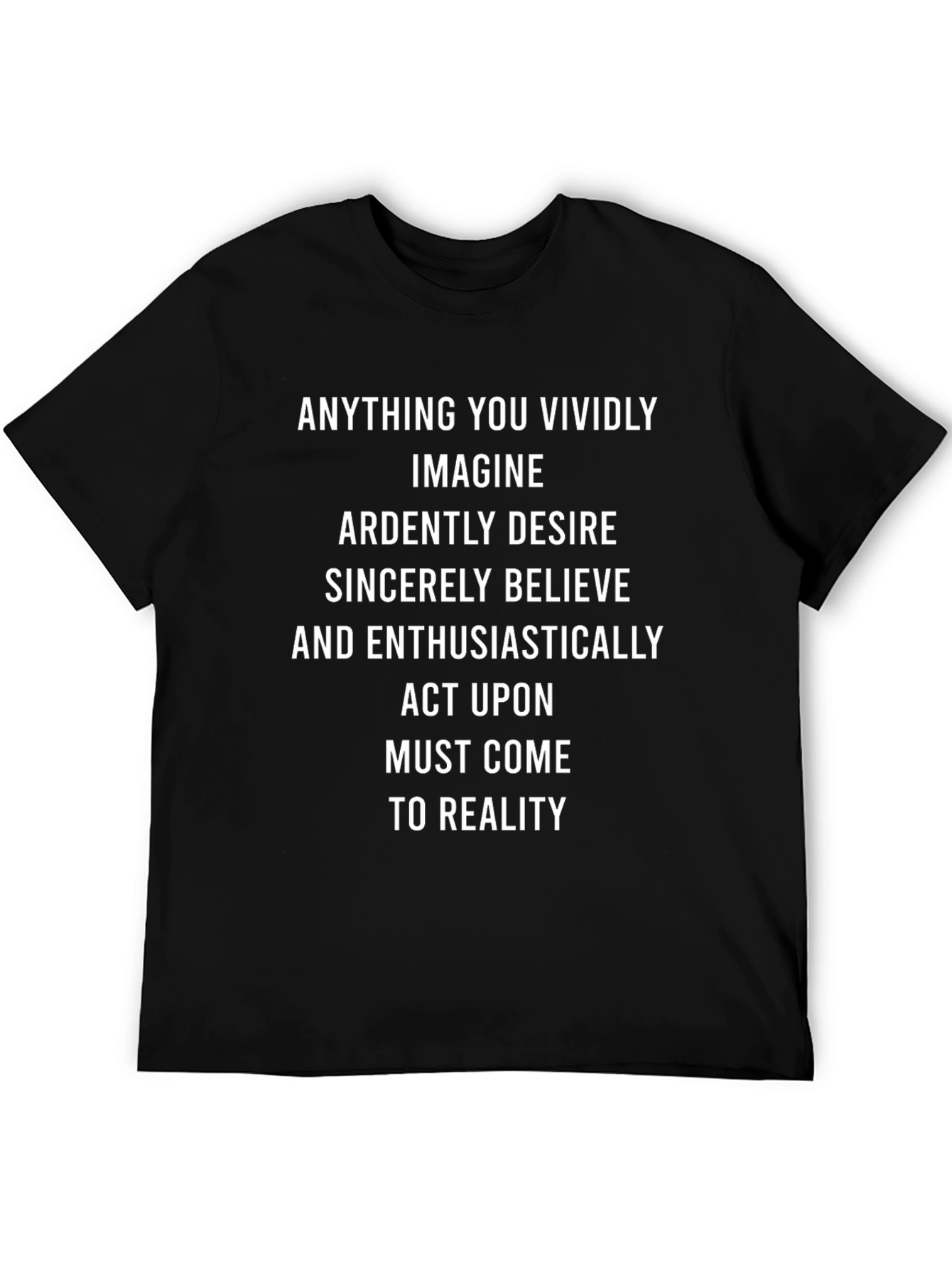 Motivational Quote T-Shirt: Vividly Imagine Your Reality