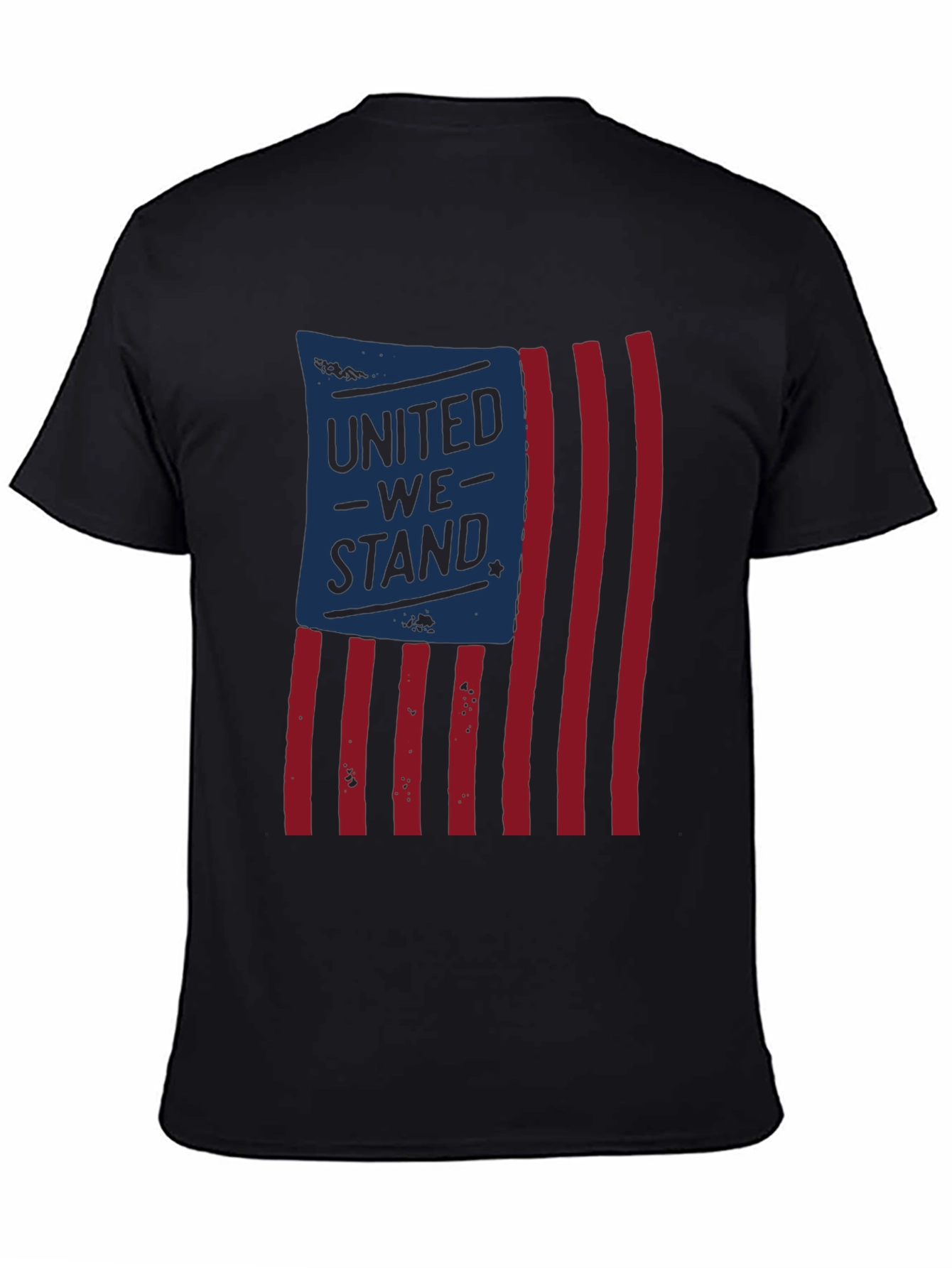 United We Stand Graphic T-Shirt - Patriotic Tee