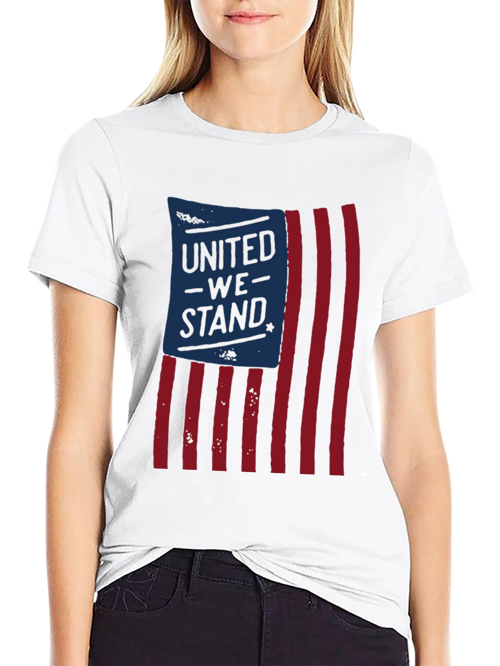 United We Stand Graphic T-Shirt - Patriotic Tee