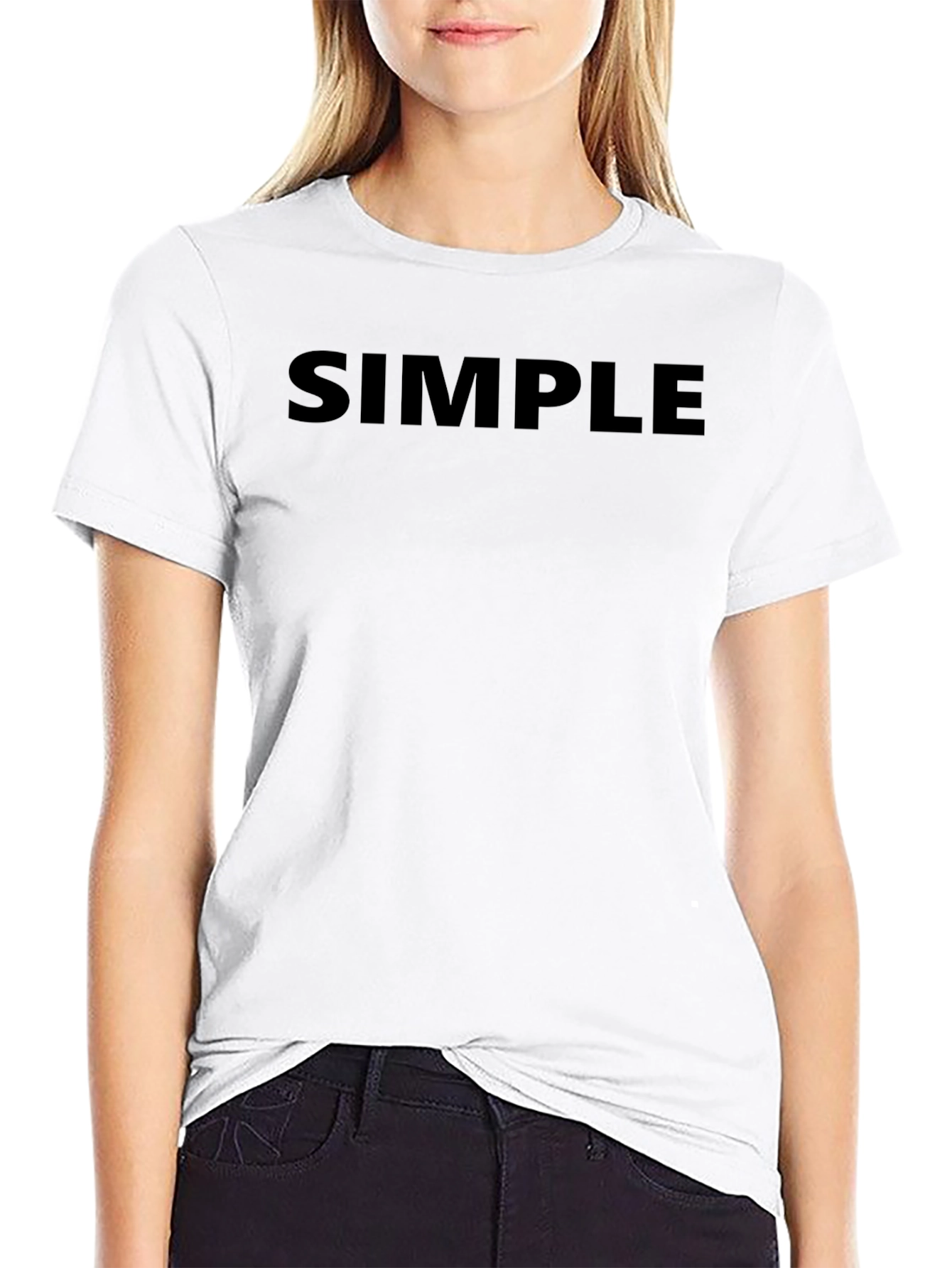 Simple Statement T-Shirt - Black