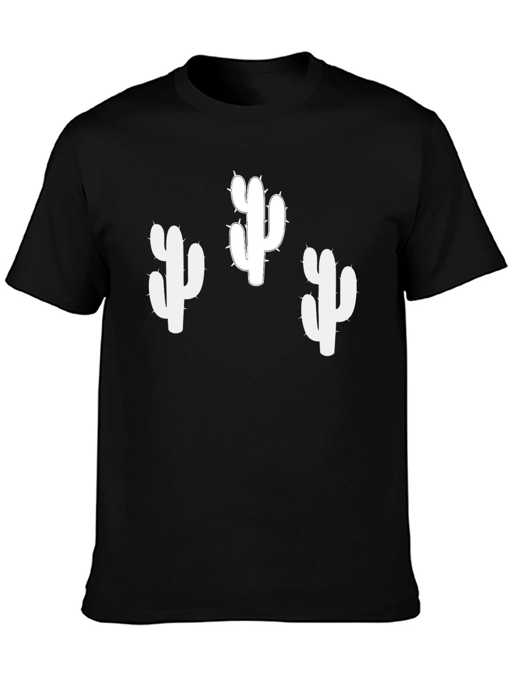 Cactus T-Shirt - Black Cotton Tee