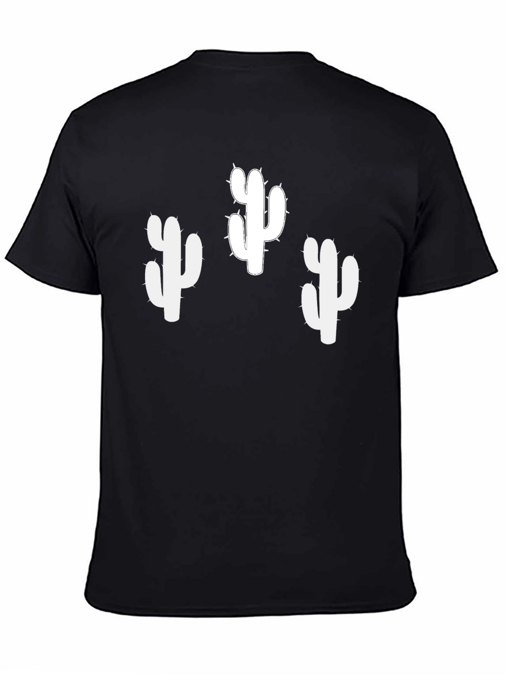 Cactus T-Shirt - Black Cotton Tee
