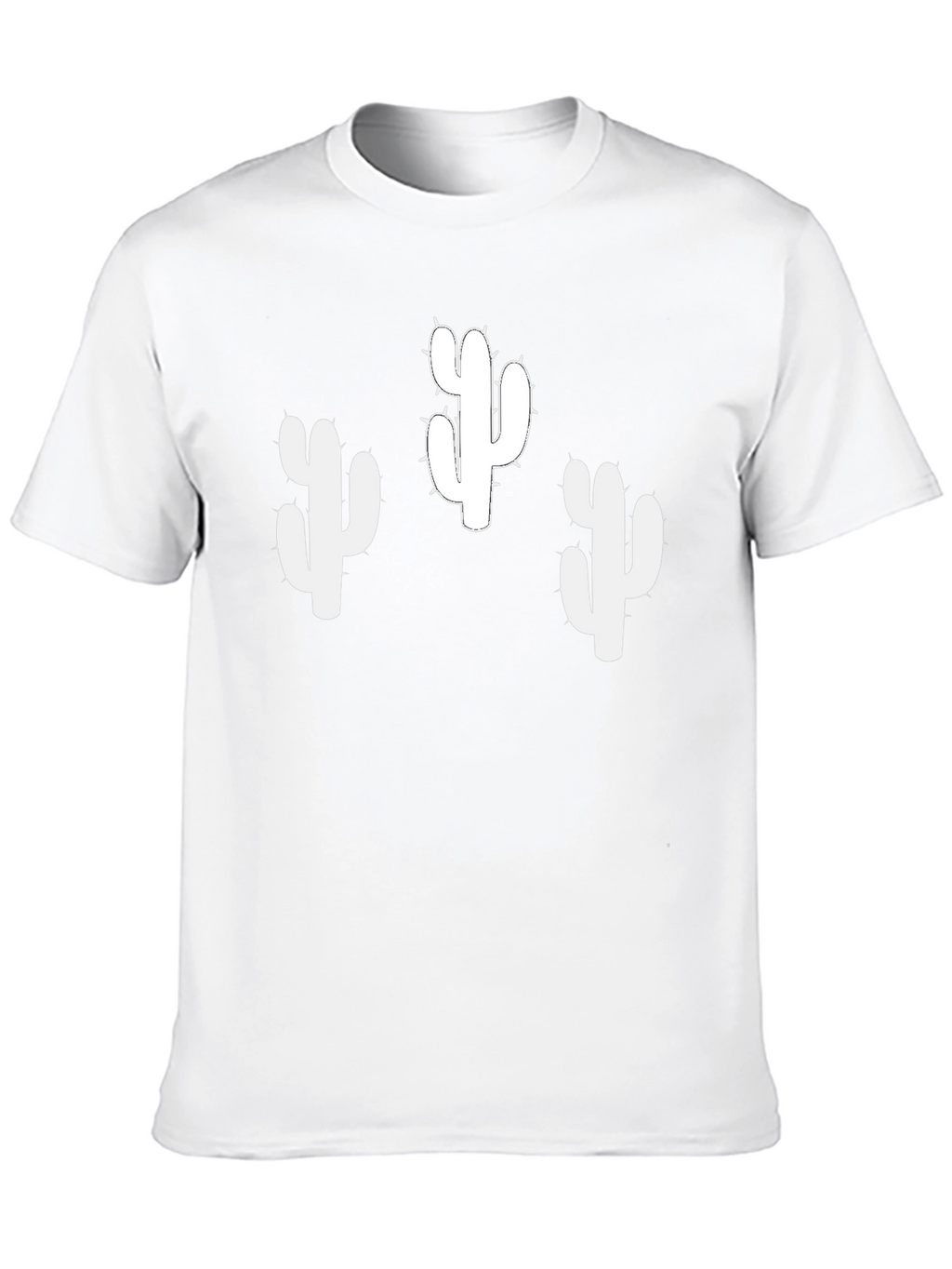 Cactus T-Shirt - Black Cotton Tee